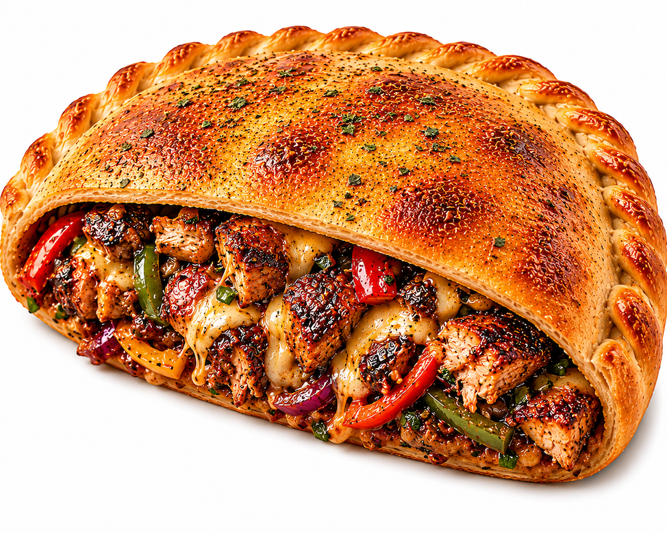 Jerk Chicken Calzone